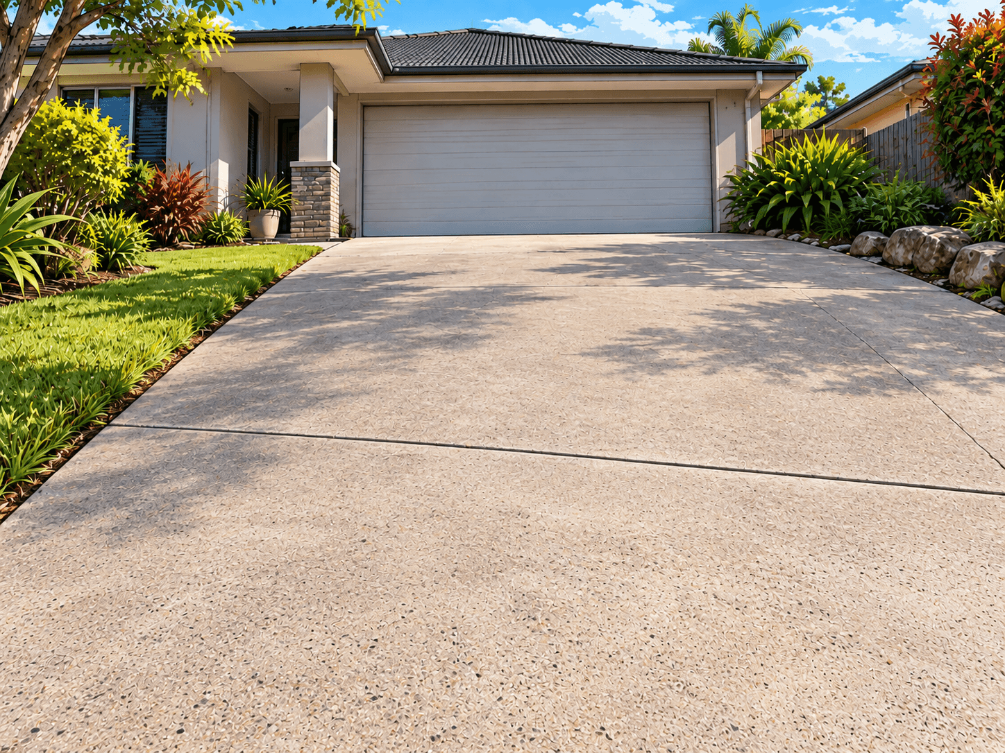 Restored concrete finish